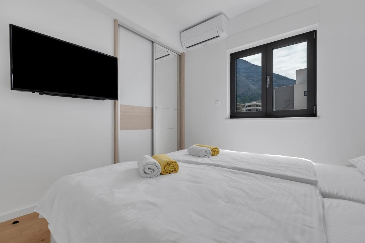 Luxury Apartment Adriasun Free Beach Parking Makarska Esterno foto